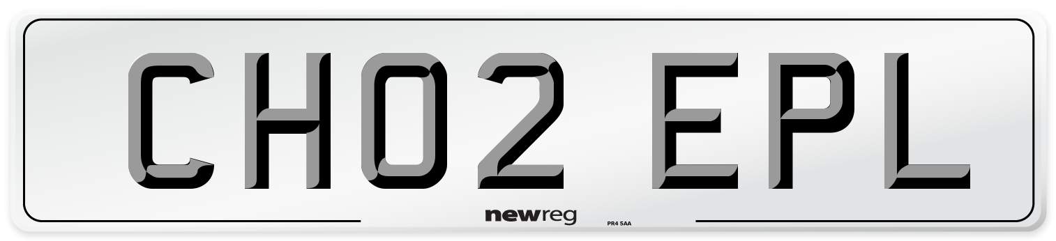 CH02 EPL Number Plate from New Reg